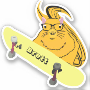 Naughty Squirrel #875 Brett Skateboarding Aufkleber