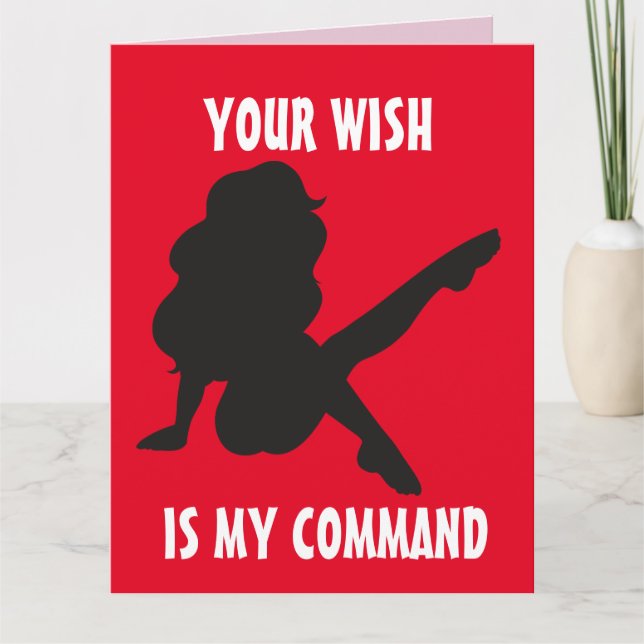 NAUGHTY VALENTINE TAG HUSBAND IHM GROSSE KARTEN (Vorderseite)