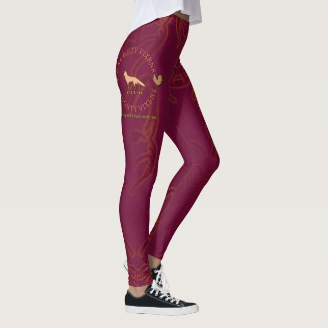Naughty Vixens Club unterhielt Ehemänner Leggings (Rechts)