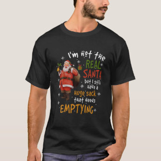 Naughty Weihnachten für Männer riesige Paket Sack T-Shirt