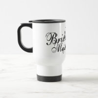 Naughy Grunge Script - Bride's Maid Black