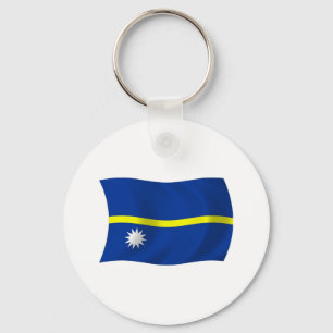 Nauru Flag Schlüsselanhänger