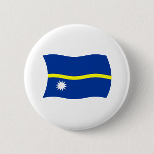 Nauru-Flagge-Button Button