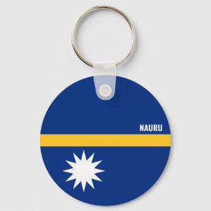 Nauru-Flagge Charmant Patriotisch Schlüsselanhänger