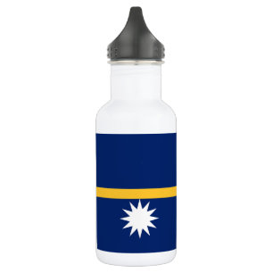 Nauru-Flagge Edelstahlflasche
