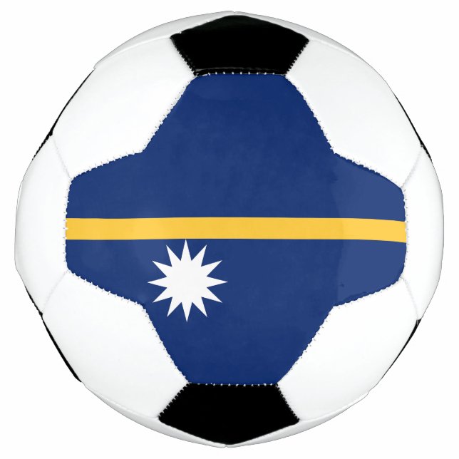 Nauru-Flagge Fußball (Vorderseite)