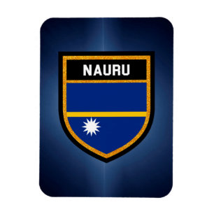 Nauru-Flagge Magnet