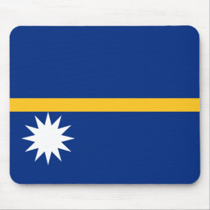 Nauru-Flagge Mousepad