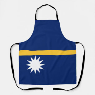 Nauru-Flagge Schürze