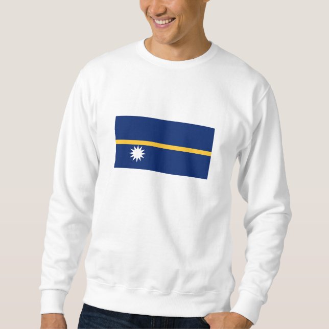 Nauru-Flagge Sweatshirt (Vorderseite)