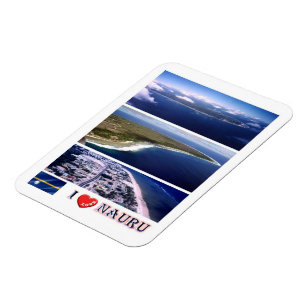 Nauru - I Love - Magnet