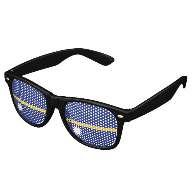Nauru Partybrille (Schrägansicht)