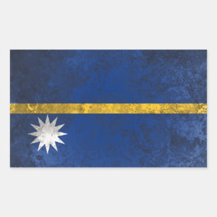 Nauru Rechteckiger Aufkleber