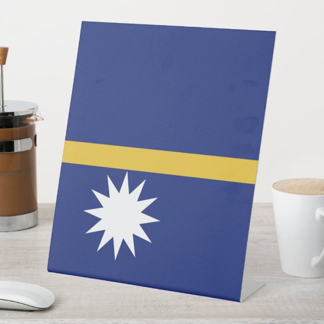 Nauru Sockelschild (In Situ)