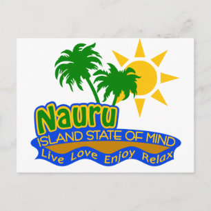 Nauru Staat der Postkarte des Geistes