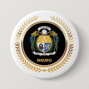 Nauru-Wappen Button