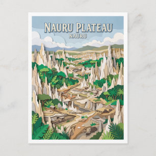 Nauru Zentrales Plateau Yaren Postkarte