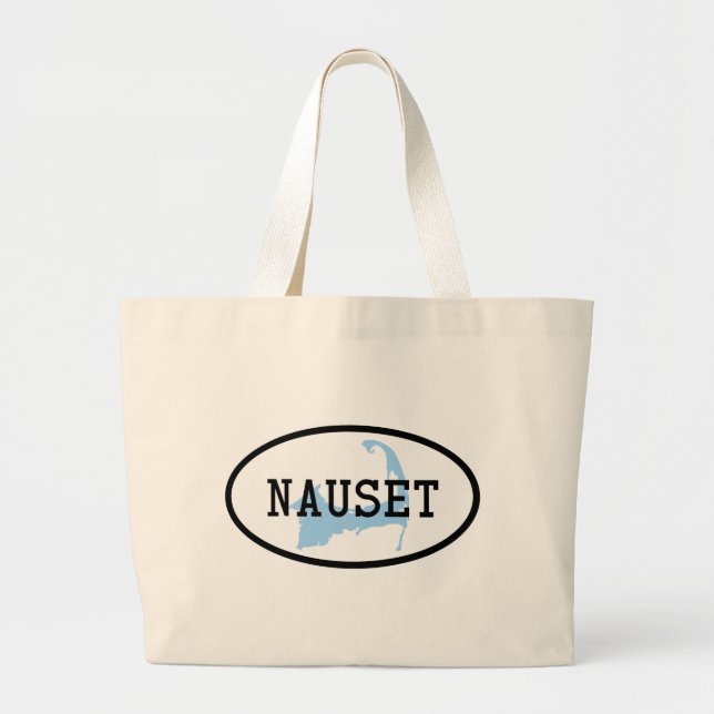 Nauset Cape- CodLeinwand-Taschen-Tasche Jumbo Stoffbeutel (Vorne)
