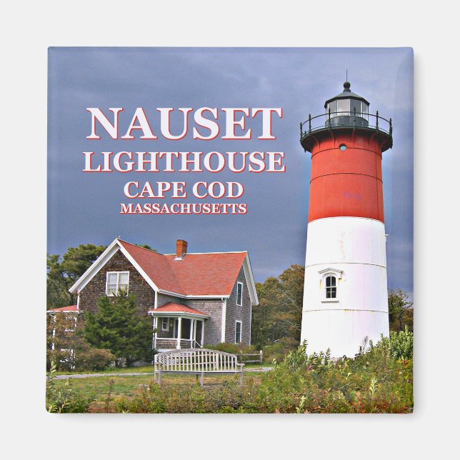 Nauset Light, Cape Cod, Massachusetts Magnet (Vorne)