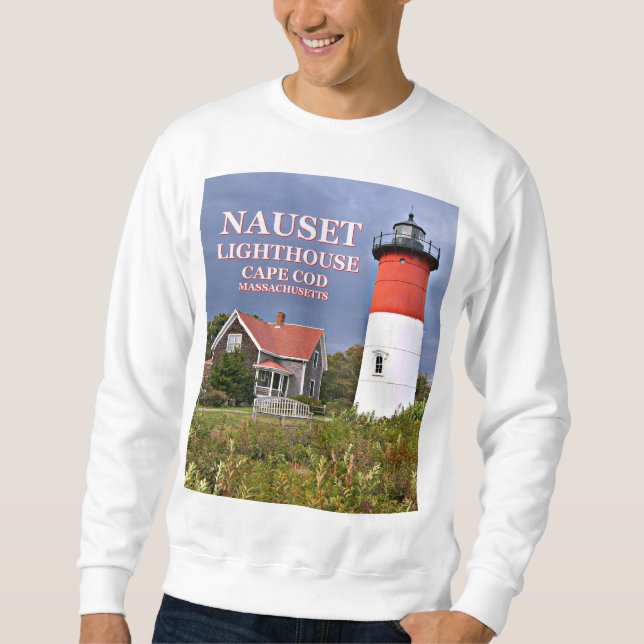 Nauset Lighthouse, Cape Cod Massachusetts Sweatshirt (Vorderseite)