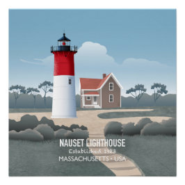 Nauset Lighthouse Poster