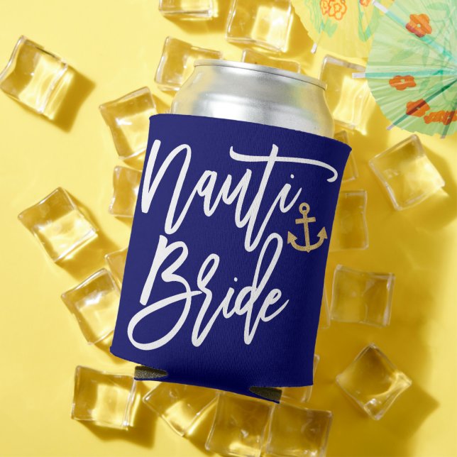 Nauti Bride Funny Nautical Junggeselinnen-Abschied Dosenkühler (In Situ Sommer)
