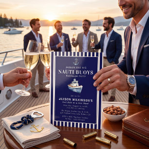 Nauti Buoy Anker Junggesellenabschied Einladung
