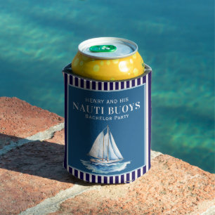 Nauti Buoy Nautical Junggesellenabschied Cooler Ha Dosenkühler