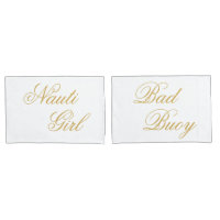 Nauti Girl Bad Buoy Seine Hers Gold Script Nautic