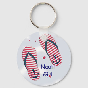 Nauti Girl Schlüsselanhänger für Nauti Flip Flops