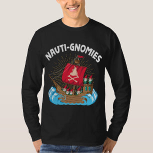Nauti Gnomies Sailing Nordic Pirate Gnomes T-Shirt