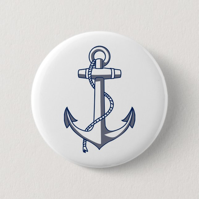 Nautic Anchor Button (Vorderseite)