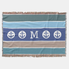Nautic Anchor Custom Monogram Wire Decke