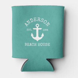 Nautic Anchor Family Beach House Dosenkühler