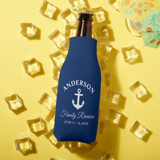Nautic Anchor Family Wiedersehen Navy Blue Flaschenkühler (In Situ Sommer)
