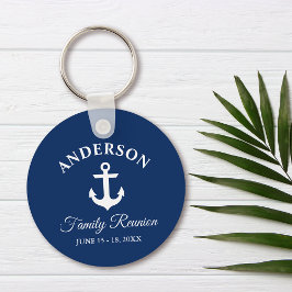 Nautic Anchor Family Wiedersehen Navy Blue Schlüsselanhänger