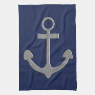Nautic Anchor Geschirrtuch