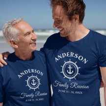 Nautic Anchor Helm Family Wiedersehen Navy Blue