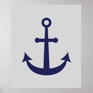 Nautic Anchor Poster