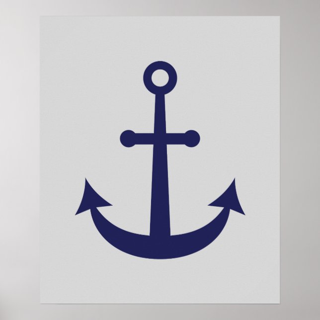 Nautic Anchor Poster (Vorne)