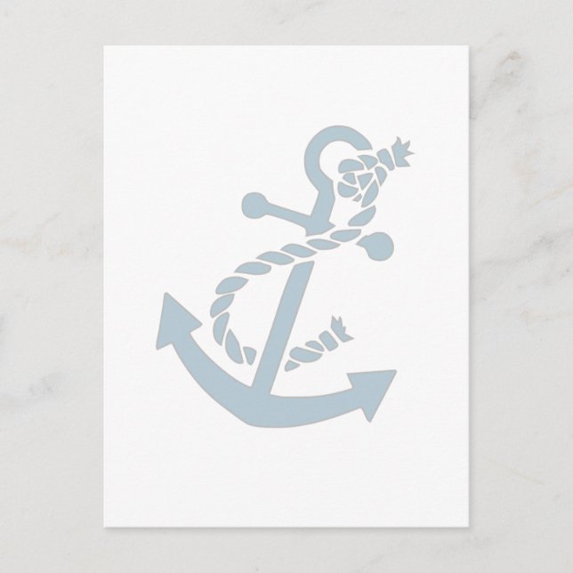 Nautic Anchor Postkarte (Vorderseite)