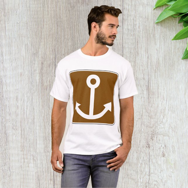 Nautic Anchor Sign T-Shirt (Von Creator hochgeladen)