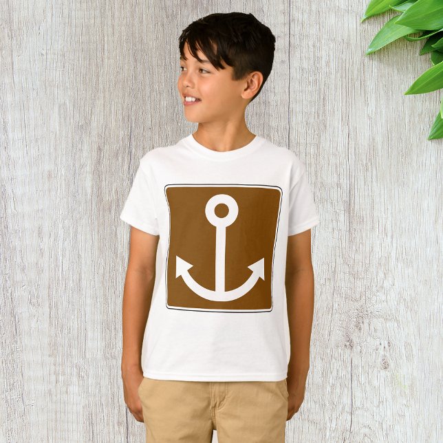 Nautic Anchor Sign T-Shirt (Von Creator hochgeladen)