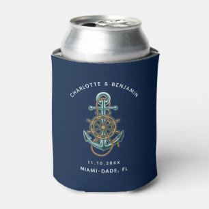 Nautic Anchor Wedding Reception Custom Dosenkühler