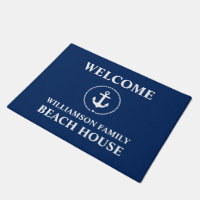 Nautic Beach House Familienname Blue Willkommen