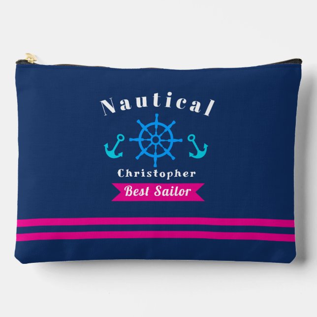 Nautic Best Sailor Navy Zubehörtasche (Vorderseite)