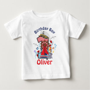 Nautic Birthday Shirt Nautical First Geburtstag