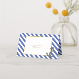 Nautic Boat Anchor Fabulous Sailing Wedding Platzkarte