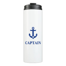 Nautic Captain Anchor Star Thermosbecher