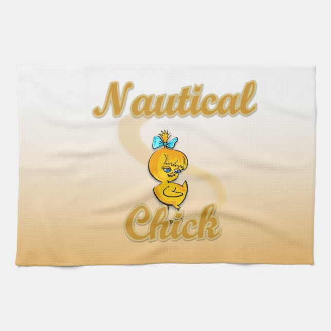 Nautic Chick Handtuch (Horizontal)